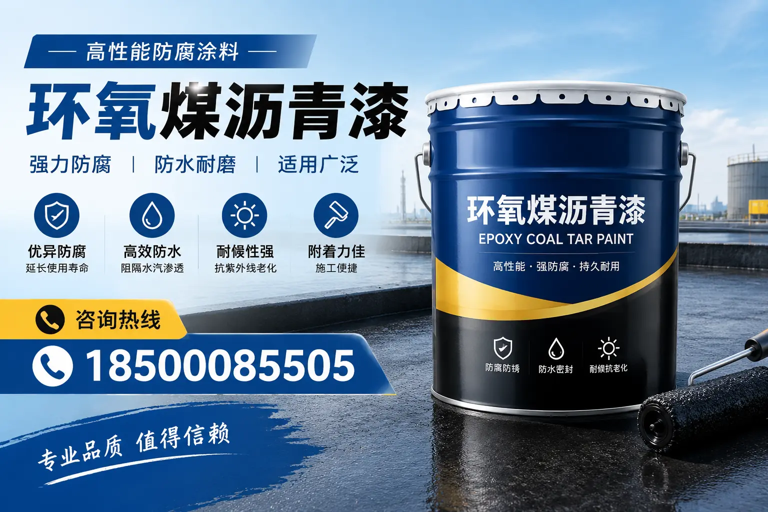 环氧煤沥青漆的主要成分与功能，平陆用户深度了解